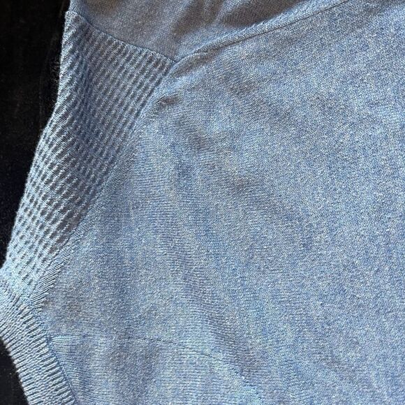 Tommy Bahama island zone light blue long sleeve v neck‎ sweater, sizeXLT - Picture 8 of 14